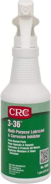 CRC - 16 oz Trigger Spray Bottle Nondrying Film Penetrant/Lubricant - Blue/Green & Clear, -50°F to 250°F, Food Grade - Americas Industrial Supply