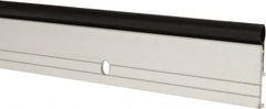 Pemko - 48" Long x 1-1/4" Wide, Head & Jamb Weatherstripping - Clear Anodized Aluminum Finish - Americas Industrial Supply