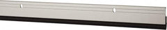 Pemko - 72" Long x 1-1/4" Wide, Head & Jamb Weatherstripping - Clear Anodized Aluminum Finish - Americas Industrial Supply
