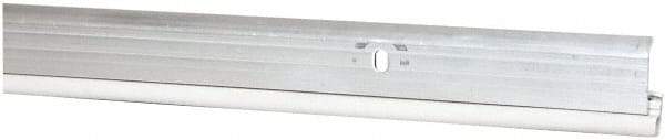 Pemko - 84" Long x 1-1/16" Wide, Head & Jamb Weatherstripping - Mill Finish Aluminum Finish - Americas Industrial Supply
