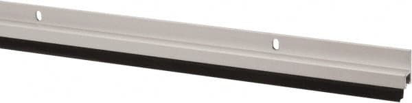Pemko - 72" Long x 1-1/16" Wide, Heavy-Duty Head & Jamb Weatherstripping - Clear Anodized Aluminum Finish - Americas Industrial Supply