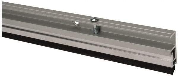 Pemko - 48" Long x 1-3/4" Wide, Adjustable Head & Jamb Weatherstripping - Clear Anodized Aluminum Finish - Americas Industrial Supply