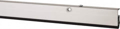 Pemko - 96" Long x 1-3/4" Wide, Adjustable Head & Jamb Weatherstripping - Clear Anodized Aluminum Finish - Americas Industrial Supply