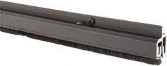 Pemko - 84" Long x 1-1/4" Wide, Adjustble Double Door Split Astragal Weatherstripping - Dark Bronze Anod. Aluminum Finish - Americas Industrial Supply