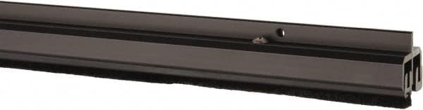 Pemko - 96" Long x 1-1/4" Wide, Adjustble Double Door Split Astragal Weatherstripping - Dark Bronze Anod. Aluminum Finish - Americas Industrial Supply