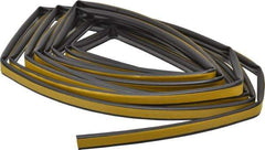 Pemko - 17' Long x 1/2" Wide, Siliconseal Self-Adhesive Weatherstripping - Dark Bronze Finish - Americas Industrial Supply