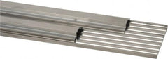 Pemko - 48" Long x 6-3/4" Wide x 1/2" High, Saddle Threshold - Mill Finish Aluminum - Americas Industrial Supply