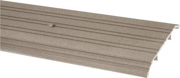 Pemko - 72" Long x 5" Wide x 1/2" High, Saddle Threshold - Gray PemKote Skid Resistant Surface - Americas Industrial Supply