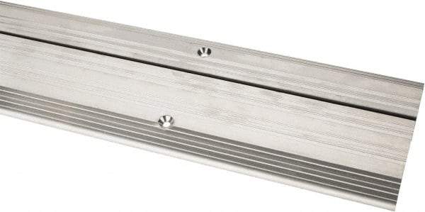 Pemko - 36" Long x 5-1/8" Wide x 1/2" High, Saddle Threshold - Mill Finish Aluminum - Americas Industrial Supply