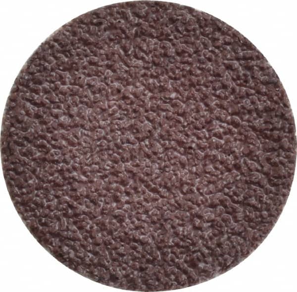 Quick-Change Disc: SocAtt, 1″ Disc Dia, 50 Grit, Aluminum Oxide, Coated Brown, 20,000 RPM