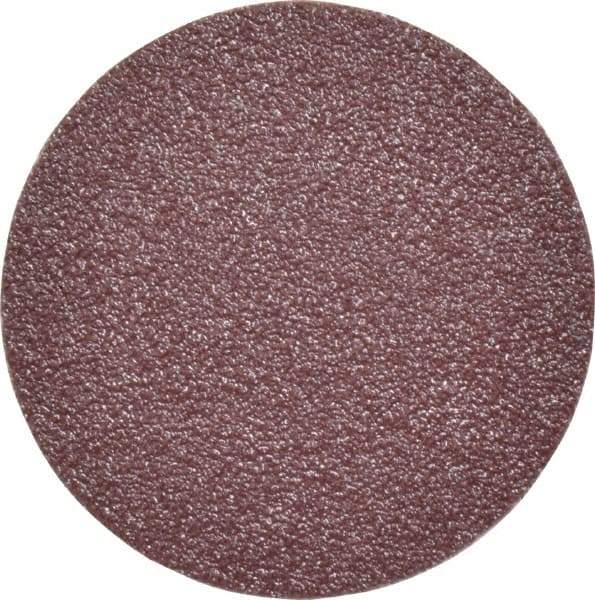 Standard Abrasives - 2 Inch Diameter, 80 Grit Aluminum Oxide Quick Change Disc - Type R Attaching System, Brown, Medium Grade, 20,000 Max RPM - Americas Industrial Supply
