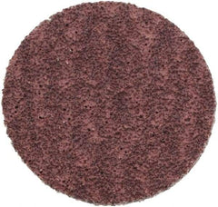 Standard Abrasives - 1" Disc Diam, 80 Grit, Aluminum Oxide Quick Change Disc - Type S Attaching System, Coated, Light Brown, Medium Grade, 40,000 RPM - Americas Industrial Supply