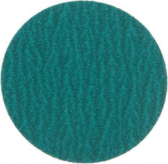 Standard Abrasives - 3" Disc Diam, 80 Grit, Zirconia Alumina Quick Change Disc - Type S Attaching System, Coated, Green, Medium Grade, 18,000 RPM - Americas Industrial Supply