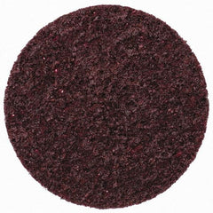 Standard Abrasives - 3" Disc Diam, Aluminum Oxide Quick Change Disc - Type P Attaching System, Nonwoven, Dark Maroon, Medium Grade, 18,000 RPM, FE Series - Americas Industrial Supply