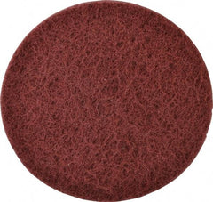 Standard Abrasives - 6" Very Fine Grade Deburring Disc - 1/2" Center Hole, Arbor Connection, Red, 3,600 Max RPM - Americas Industrial Supply