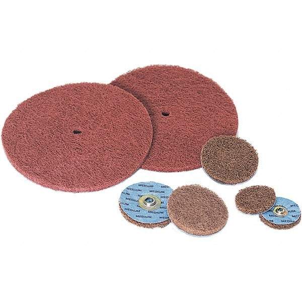 Standard Abrasives - 10" Fine Grade Deburring Disc - 1/2" Center Hole, Arbor Connection - Americas Industrial Supply