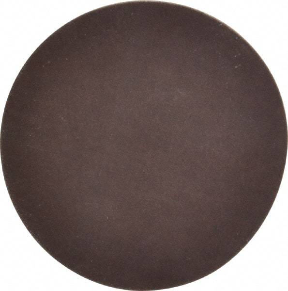 Made in USA - 4" Diam, 320 Grit Aluminum Oxide Adhesive PSA Disc - Extra Fine Grade, Black & White, X Weighted Backing, Flexible - Americas Industrial Supply