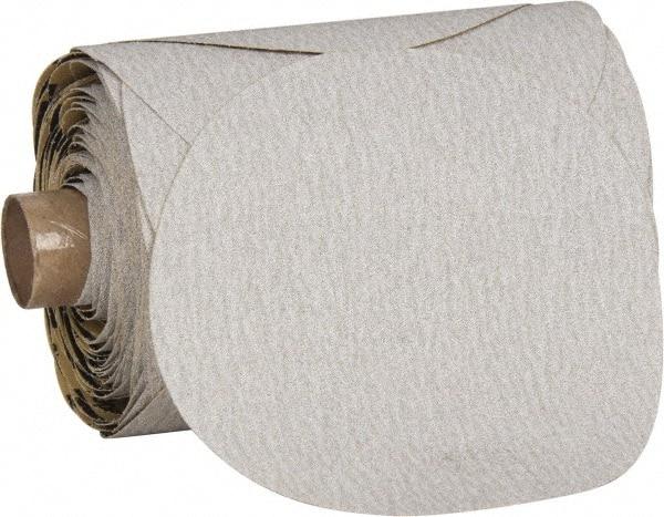 Standard Abrasives - 5" Diam, 100 Grit Aluminum Oxide Adhesive PSA Disc - Fine Grade, Flexible, 5,000 Max RPM - Americas Industrial Supply