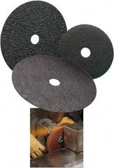 Standard Abrasives - 4-1/2" Diam 7/8" Hole 36 Grit Fiber Disc - Very Coarse Grade, Zirconia Alumina, 18,000 Max RPM, Series Z - Americas Industrial Supply