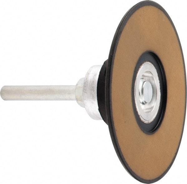 Standard Abrasives - 3" Diam Quick-Change Disc Backing Pad - 1/4" Shank Diam, Firm Density, 20,000 RPM, SocAtt Compatible - Americas Industrial Supply