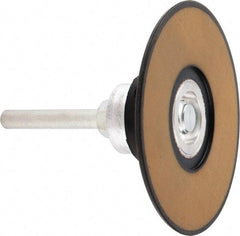 Standard Abrasives - 3" Diam Quick-Change Disc Backing Pad - 1/4" Shank Diam, Firm Density, 20,000 RPM, SocAtt Compatible - Americas Industrial Supply