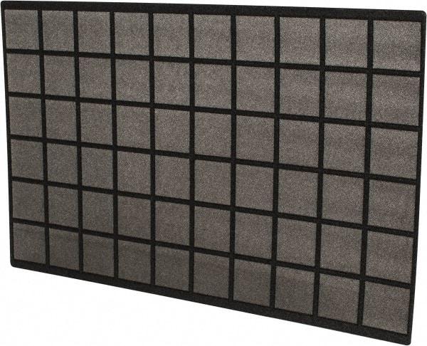 PrecisionAire - 15" High x 24" Wide x 1/4" Deep, Foam Air Filter Media Pad - MERV 4, 20 to 30% Capture Efficiency, 60 to 80 Arrestance Efficiency, 300 Max FPM, 180°F Max, Use with Window Air Conditioners - Americas Industrial Supply