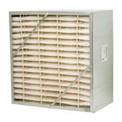 Value Collection - 24" Noml Height x 24" Noml Width x 12" Noml Depth, 65% Capture Efficiency, Rigid Box Air Filter - MERV 11, Synthetic Polypropylene, Integrated Corrosion-Resistant Steel Frame, 2,000 CFM - Americas Industrial Supply