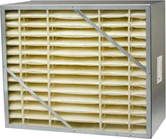 PrecisionAire - 20" Noml Height x 24" Noml Width x 12" Noml Depth, 65% Capture Efficiency, Rigid Box Air Filter - MERV 11, Synthetic Polypropylene, Integrated Corrosion-Resistant Steel Frame, 1,660 CFM - Americas Industrial Supply