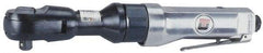 Universal Tool - 3/8" Drive, 160 RPM, 10 to 50 Ft/Lb Torque Ratchet Wrench - Inline Handle, 4 CFM, 90 psi, 1/4" NPT Inlet - Americas Industrial Supply
