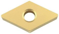 Sumitomo - DCMX32.50 Grade DA2200 Polycrystalline Diamond (PCD) Turning Insert - 55° Diamond, 3/8" Inscr Circle, 5/32" Thick, 0.0039" Corner Radius - Americas Industrial Supply