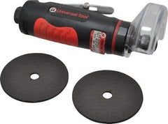 Universal Tool - 2-7/8" Wheel Diam, 22,000 RPM, Pneumatic Cutoff & Cutoff-Grinder Tool - Straight Handle - Americas Industrial Supply