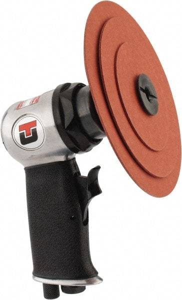 Universal Tool - 3" Max Disc, 20,000 RPM, Pneumatic Handheld Disc Sander - 4 CFM, 1/4 NPT Inlet, 0.33 hp, 90 psi - Americas Industrial Supply