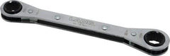 Lang - 1/2" x 9/16" 12 Point Ratcheting Box Wrench - Double End, 6-7/8" OAL, Steel - Americas Industrial Supply