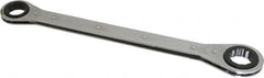 Lang - 1" x 1-1/16" 12 Point Ratcheting Box Wrench - Double End, 15" OAL, Steel - Americas Industrial Supply