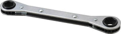 Lang - 12mm x 14mm 6 Point Ratcheting Box Wrench - Double End, 6-7/8" OAL, Steel - Americas Industrial Supply