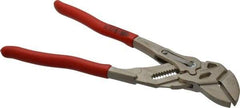 Knipex - 10" OAL, Pipe Wrench Tongue & Groove Pliers - Smooth Smooth Jaws, Standard Head - Americas Industrial Supply