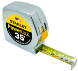 STANLEY® PowerLock® Classic Tape Measure 1" x 35' - Americas Industrial Supply