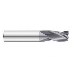 25/64 Dia. x 2-3/4 Overall Length 3-Flute Square End Solid Carbide SE End Mill-Round Shank-Center Cut-TiAlN - Americas Industrial Supply