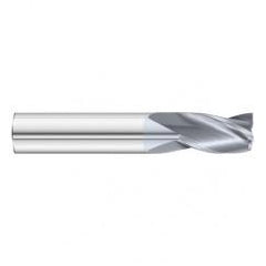 19/64 Dia. x 2-1/2 Overall Length 3-Flute Square End Solid Carbide SE End Mill-Round Shank-Center Cut-TiCN - Americas Industrial Supply