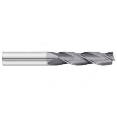 7/16 Dia. x 6 Overall Length 3-Flute Square End Solid Carbide SE End Mill-Round Shank-Center Cut-TiAlN - Americas Industrial Supply