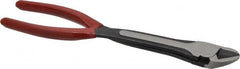 Proto - 11-1/8" OAL, 1-1/8" Capacity, Diagonal Cutter - 1" Jaw Length x 63/64" Jaw Width, Oval/Angled Head, Plastisol Handle - Americas Industrial Supply