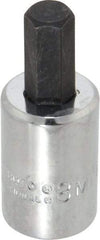 Proto - 3/8" Drive, 8mm Hex Bit Socket - 1-49/64" OAL, 3/4" Bit Length - Americas Industrial Supply