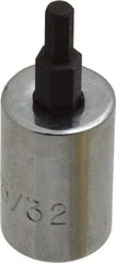 Proto - 3/8" Drive, 5/32" Hex Bit Socket - 1-13/16" OAL, 3/4" Bit Length - Americas Industrial Supply