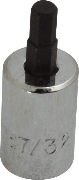 Proto - 3/8" Drive, 7/32" Hex Bit Socket - 1-13/16" OAL, 3/4" Bit Length - Americas Industrial Supply