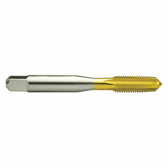 ‎1/4-20 UNC 4 Flute H3 Plug HSS Standard Straight Flute Hand Tap- Steam Oxide - Exact Industrial Supply