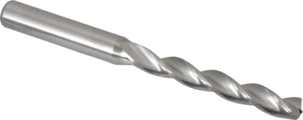 Kennametal - 6.7mm 130° Solid Carbide Jobber Drill - Bright Finish, Right Hand Cut, Spiral Flute, Straight Shank, 91mm OAL, Standard Point - Americas Industrial Supply