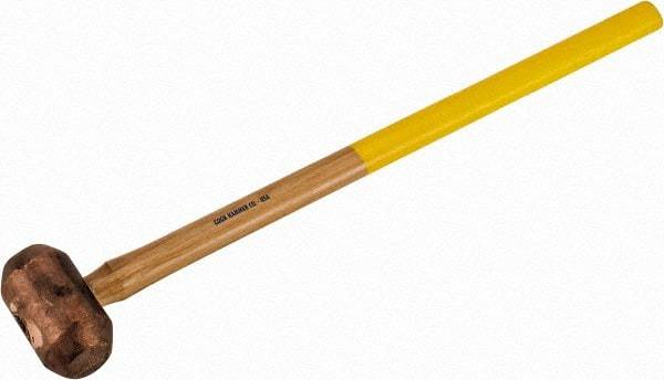 Cook Hammer - 10 Lb Head Nonsparking Mallet - 31" OAL, Wood Handle - Americas Industrial Supply