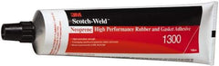 3M - 5 oz Tube Yellow Butyl Rubber Gasket Sealant - 300°F Max Operating Temp, 4 min Tack Free Dry Time, Series 1300 - Americas Industrial Supply