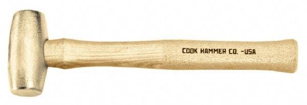 Cook Hammer - 6 Lb Head Nonsparking Mallet - 16" OAL, Wood Handle - Americas Industrial Supply