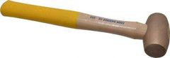 Cook Hammer - 1-1/2 Lb Head Nonsparking Mallet - 13" OAL, Wood Handle - Americas Industrial Supply